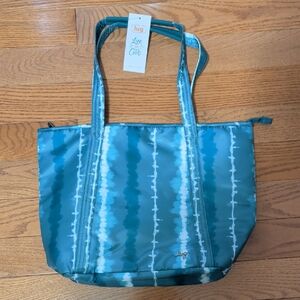Lug Teal Scramble Tote Bag